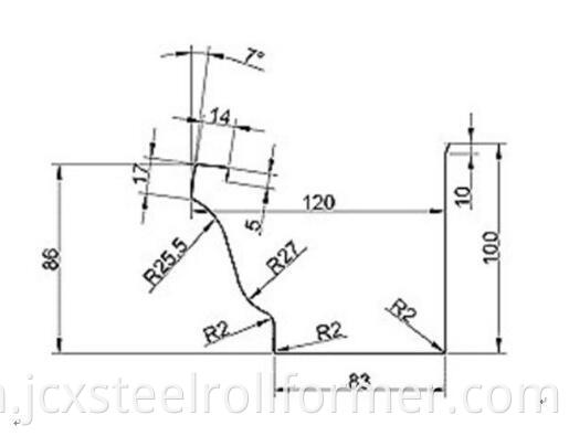 เครื่องขึ้นรูปรางน้ำฝน Rain Gutter